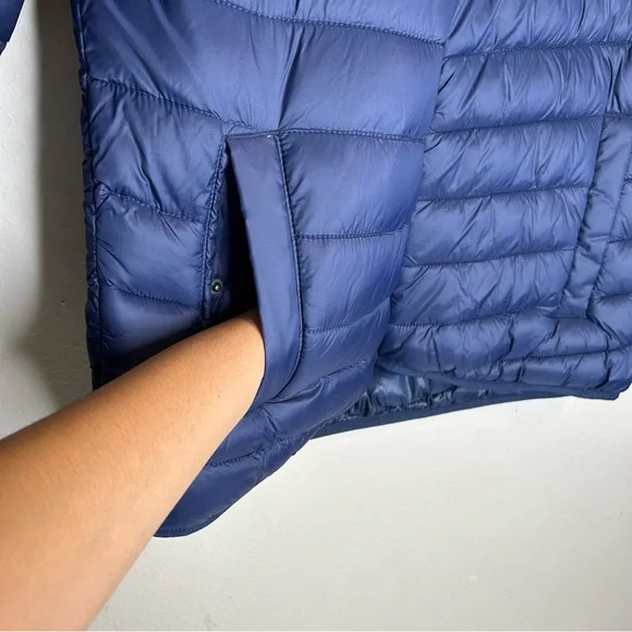 Hollister Men’s Puffer Collection Jacket Navy Blue Full Zip Size‎ M - Picture 3 of 10